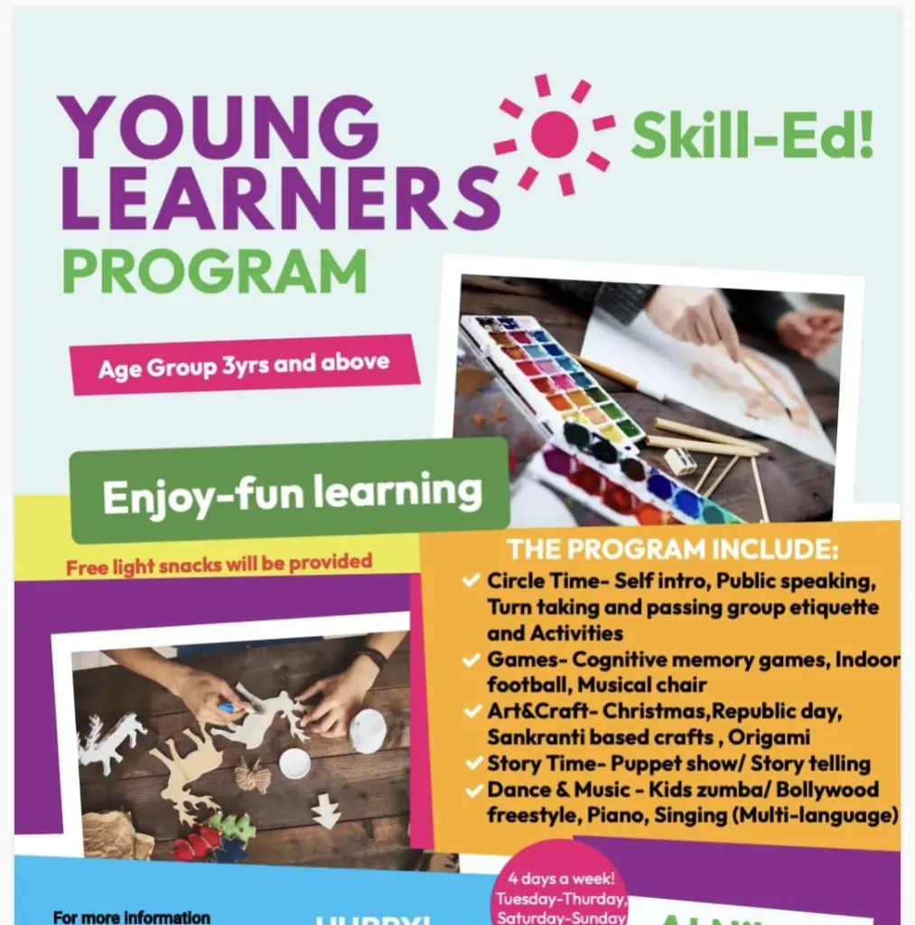 YLP [Young Learners Program] [2.5yr till 5.5yr] | Skill-Ed